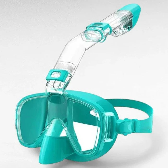 Snorkeling Mask with Dry Top Tube and Adjustable Strap Design