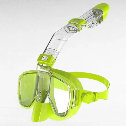 Snorkeling Mask with Dry Top Tube and Adjustable Strap Design