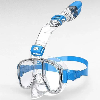 Snorkeling Mask with Dry Top Tube and Adjustable Strap Design