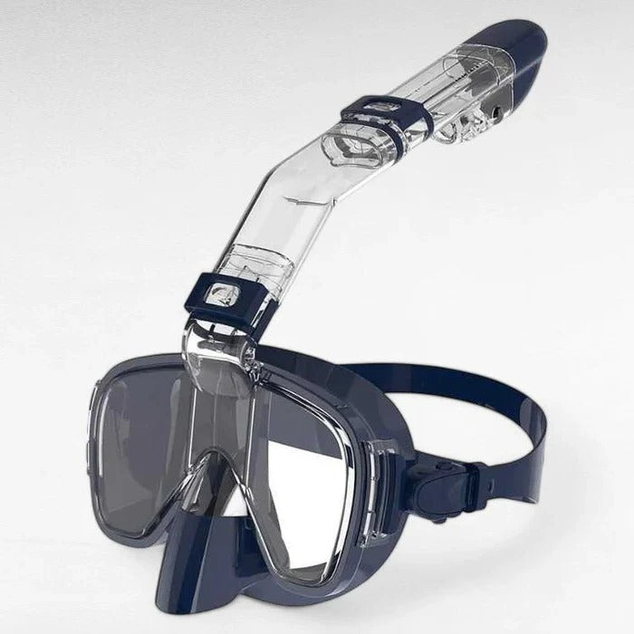 Snorkeling Mask with Dry Top Tube and Adjustable Strap Design