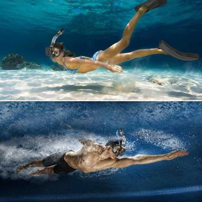 Snorkeling Mask with Dry Top Tube and Adjustable Strap Design