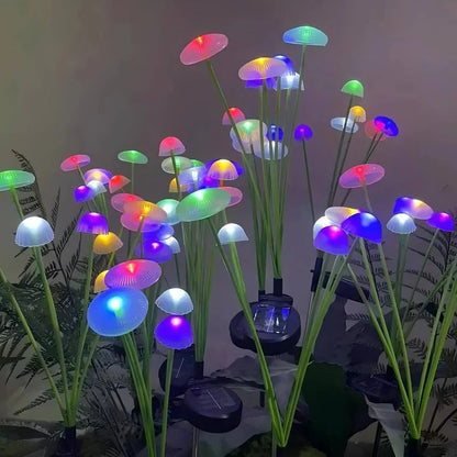 Solar Garden Light with Jellyfish Design and Color Changing LEDs