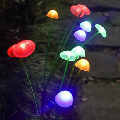 Solar Garden Light with Jellyfish Design and Color Changing LEDs