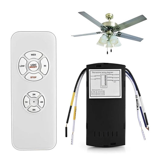 Ceiling Fan and Light with Remote Controller