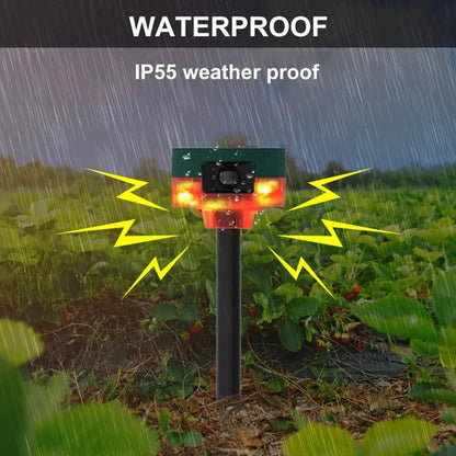 Solar Bird and Pest Deterrent with 360 Degree Coverage