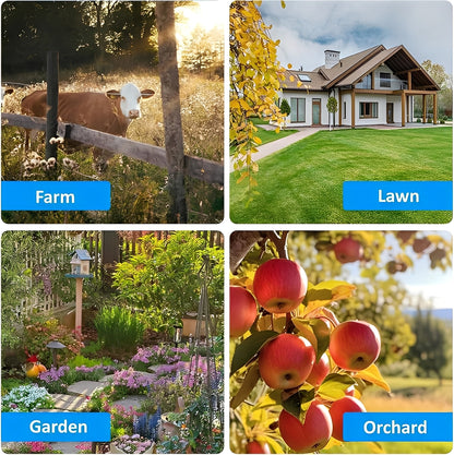 Outdoor Ultrasonic Pest Deterrent with Motion Sensor and Light, Set of 2