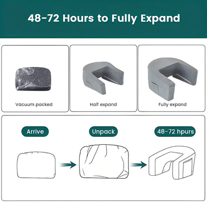 Reading Pillow with Memory Foam and Washable Cover