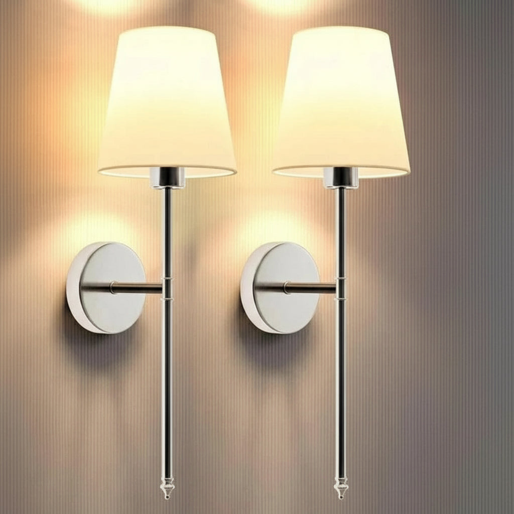 Wall Mounted Lights with Cordless Design, Set of 2