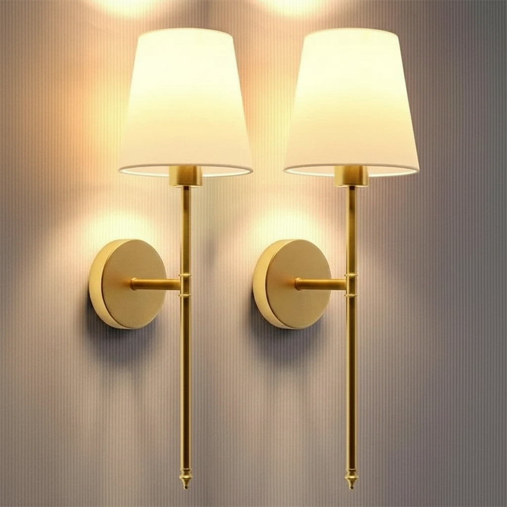 Wall Mounted Lights with Cordless Design, Set of 2