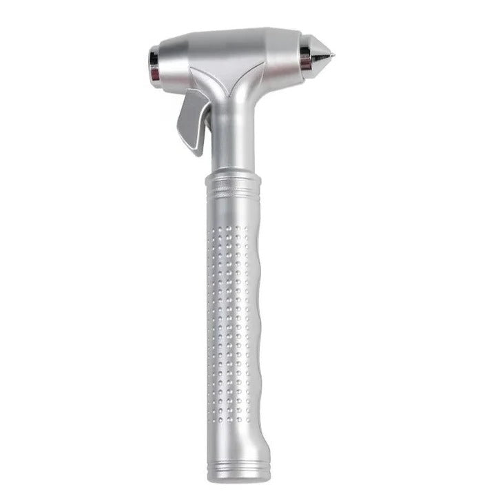 Car Safety Hammer with Tungsten Steel Tip and Seatbelt Cutter, Set of 3