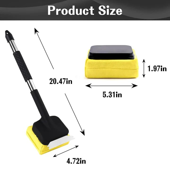 Barbecue Grill Brush with Steam Cleaning Feature and Scraper Tool