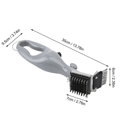 Steam Cleaning Brush for Barbecue Grills with Stainless Bristles