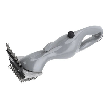 Steam Cleaning Brush for Barbecue Grills with Stainless Bristles