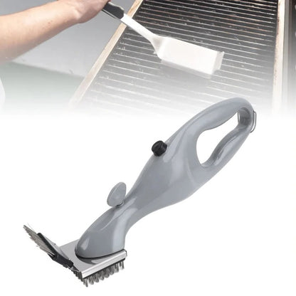 Steam Cleaning Brush for Barbecue Grills with Stainless Bristles