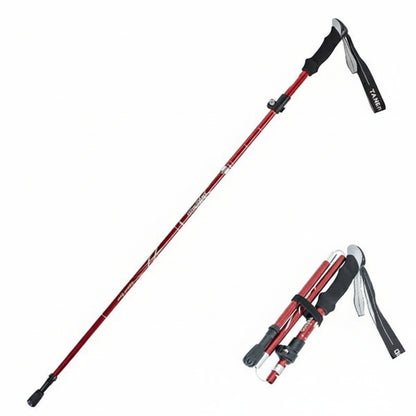 Foldable Hiking Pole and Adjustable Trekking Gear
