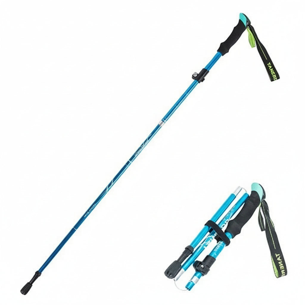 Foldable Hiking Pole and Adjustable Trekking Gear