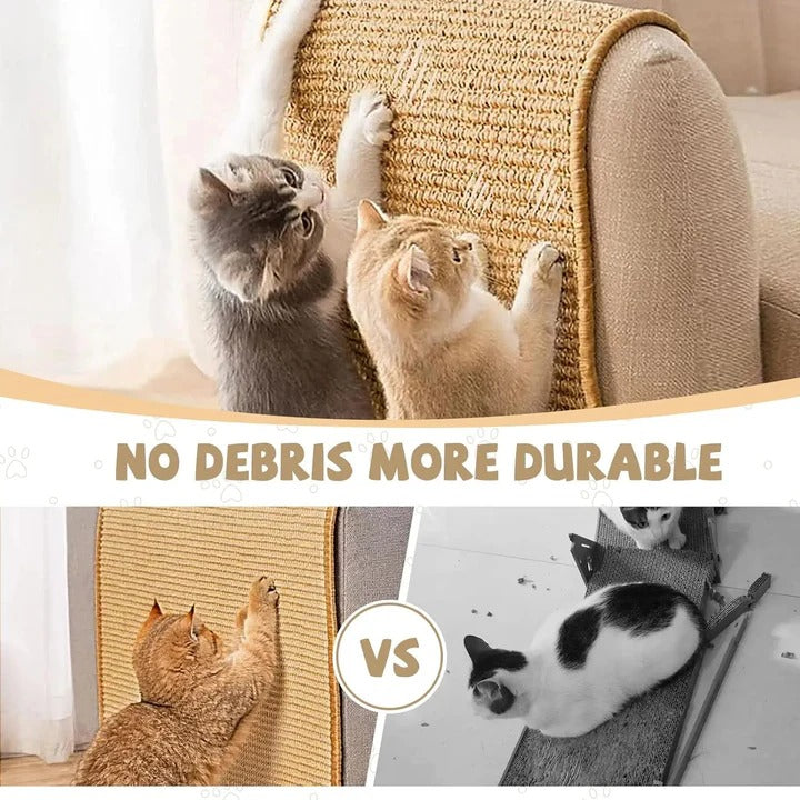 Cat Scratcher Mat Made of Sisal, Floor and Wall Placement