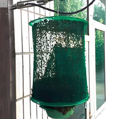 Reusable Outdoor Fly Trap Device with Washable Design