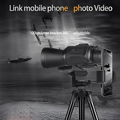 Binoculars with Adjustable Focus and Smartphone Adapter