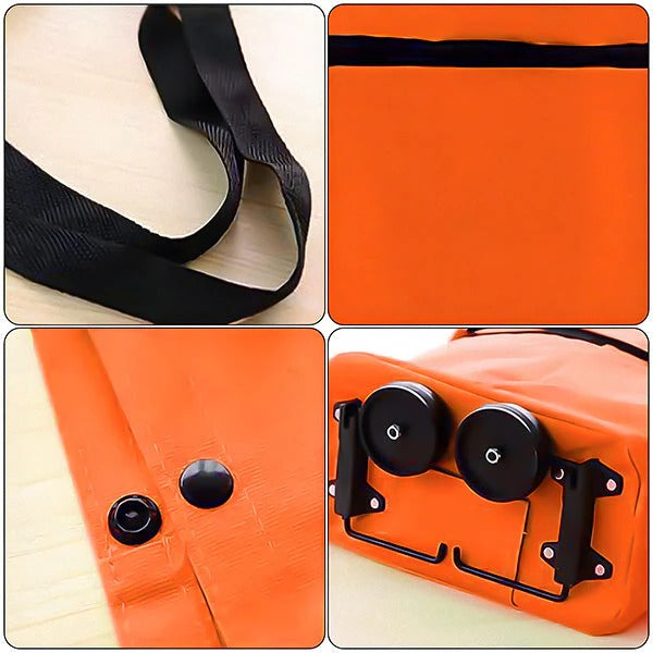 Foldable Shopping Cart for Portable Use and Storage