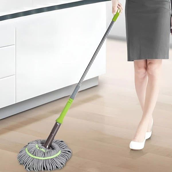 Self Wringing Microfiber Floor Mop, 360 Degree Rotating Cleaning Head