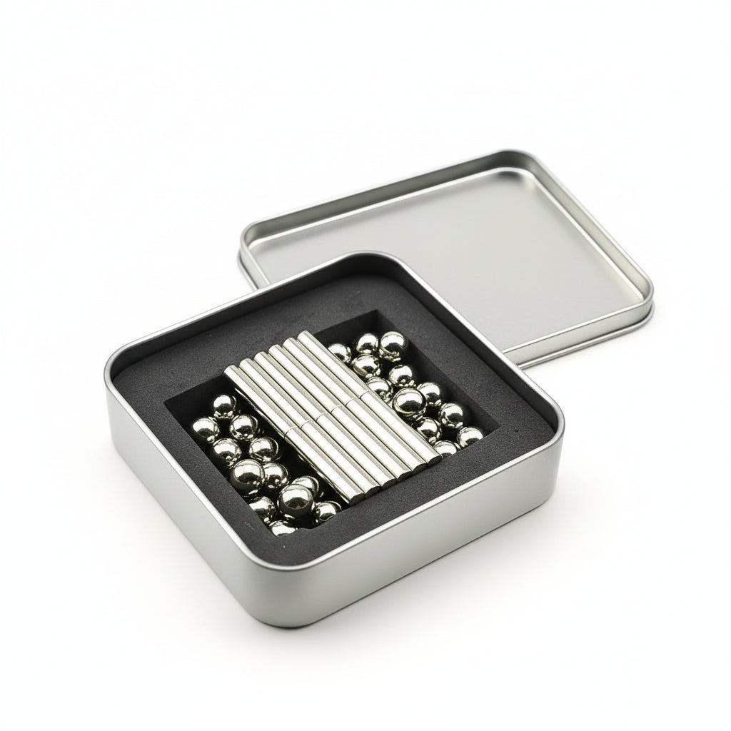 Construction Toys for Kids with Magnetic Sticks and Balls