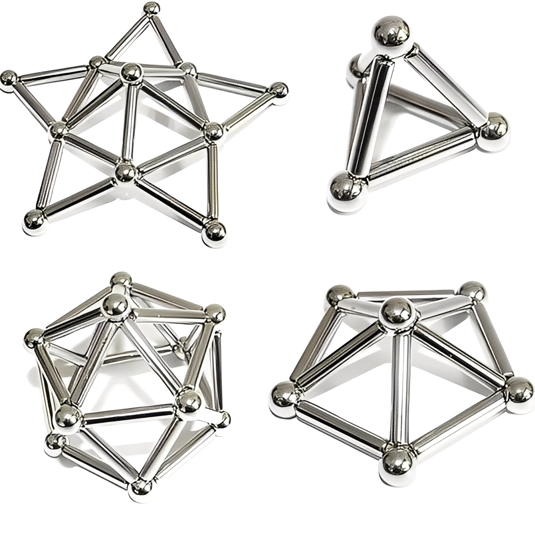 Construction Toys for Kids with Magnetic Sticks and Balls