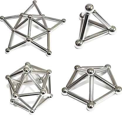 Construction Toys for Kids with Magnetic Sticks and Balls