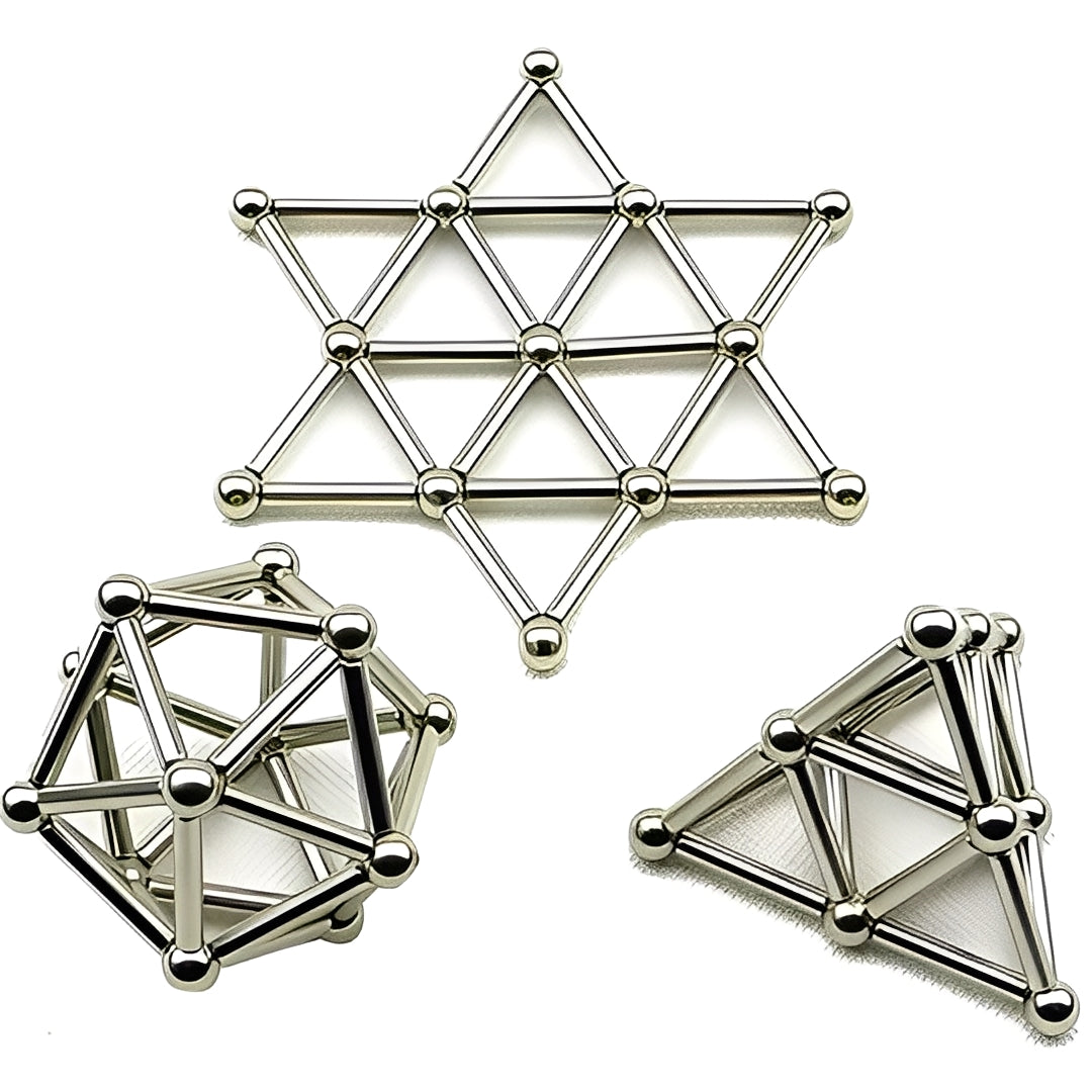 Construction Toys for Kids with Magnetic Sticks and Balls