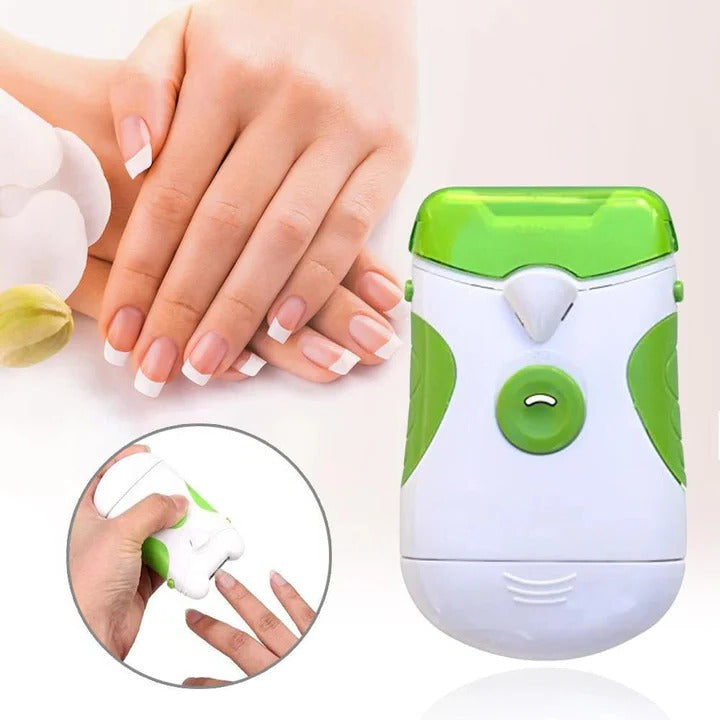 Electric Nail Clipper and Trimmer with LED Light