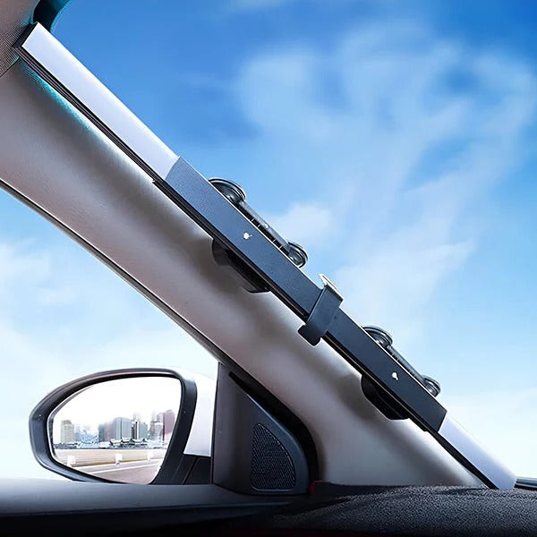 Front and Side Window Car Sunshade with Foldable Design