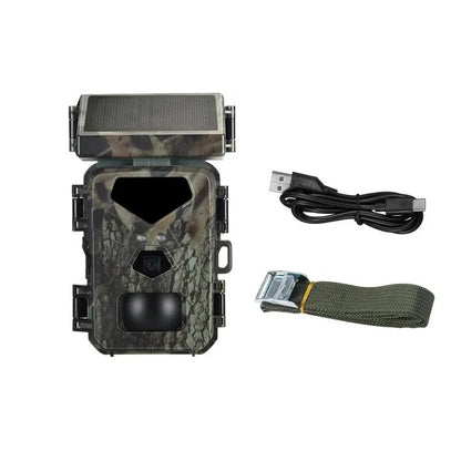 Trail Camera with Solar Charging, 20MP Photos and IR Night Mode