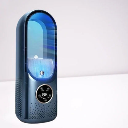 Portable Bladeless Fan with USB Power and 100ml Water Tank