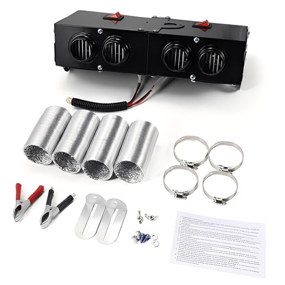500W Electric Car Heater Fan with Air Outlets