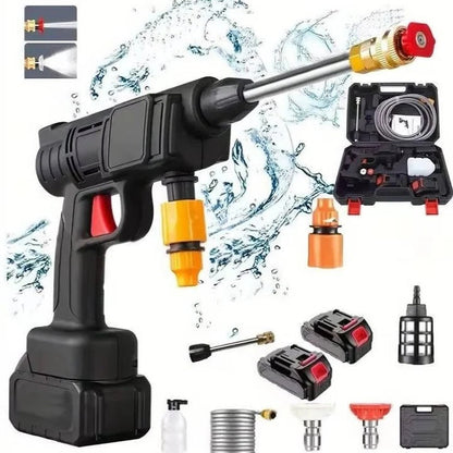 Cordless Water Spray Device with Battery and Dual Spray Modes