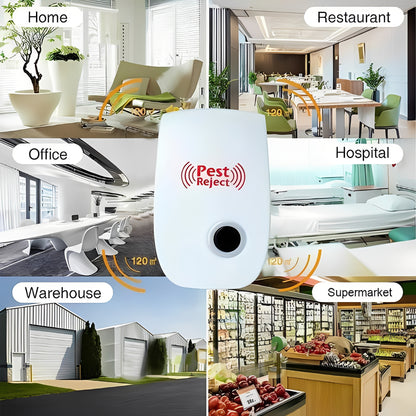 Electric Ultrasonic Pest Device with Adjustable Frequency Modes