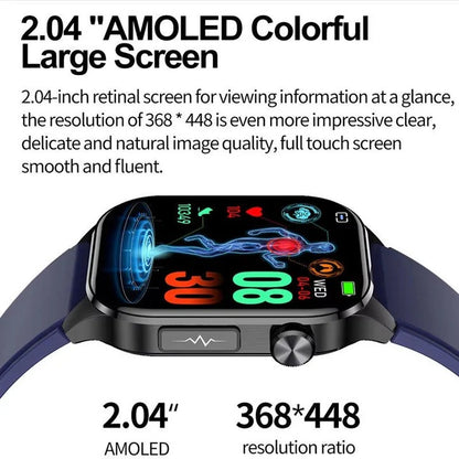 Smartwatch with AMOLED Display, Bluetooth Calling and Activity Tracking