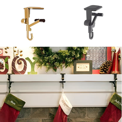 Garland and Stocking Mantel Hangers 2-in-1 Adjustable Design