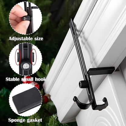 Garland and Stocking Mantel Hangers 2-in-1 Adjustable Design