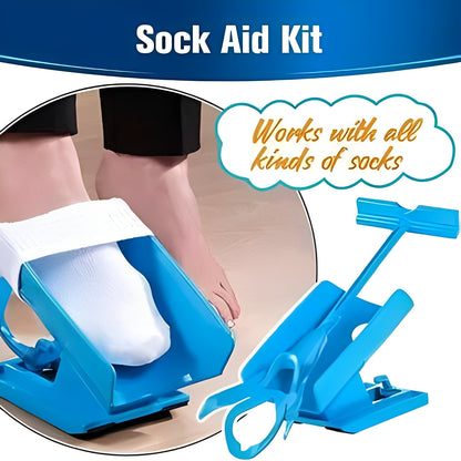 Compression Stocking Sock Aid with Long Handle for Dressing Assistance