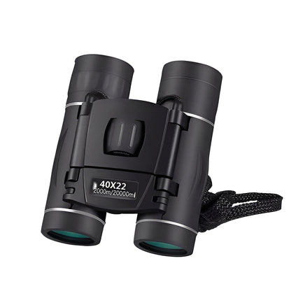 Portable 40x22 Binoculars with Foldable Design