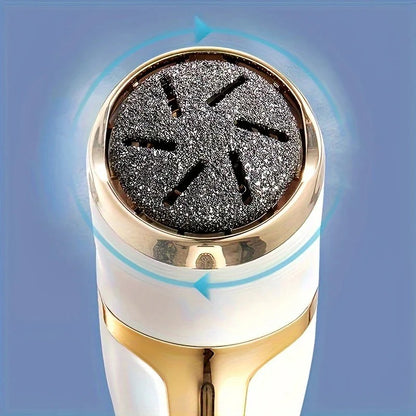 Rechargeable Electric Foot File with Rotating Roller Head