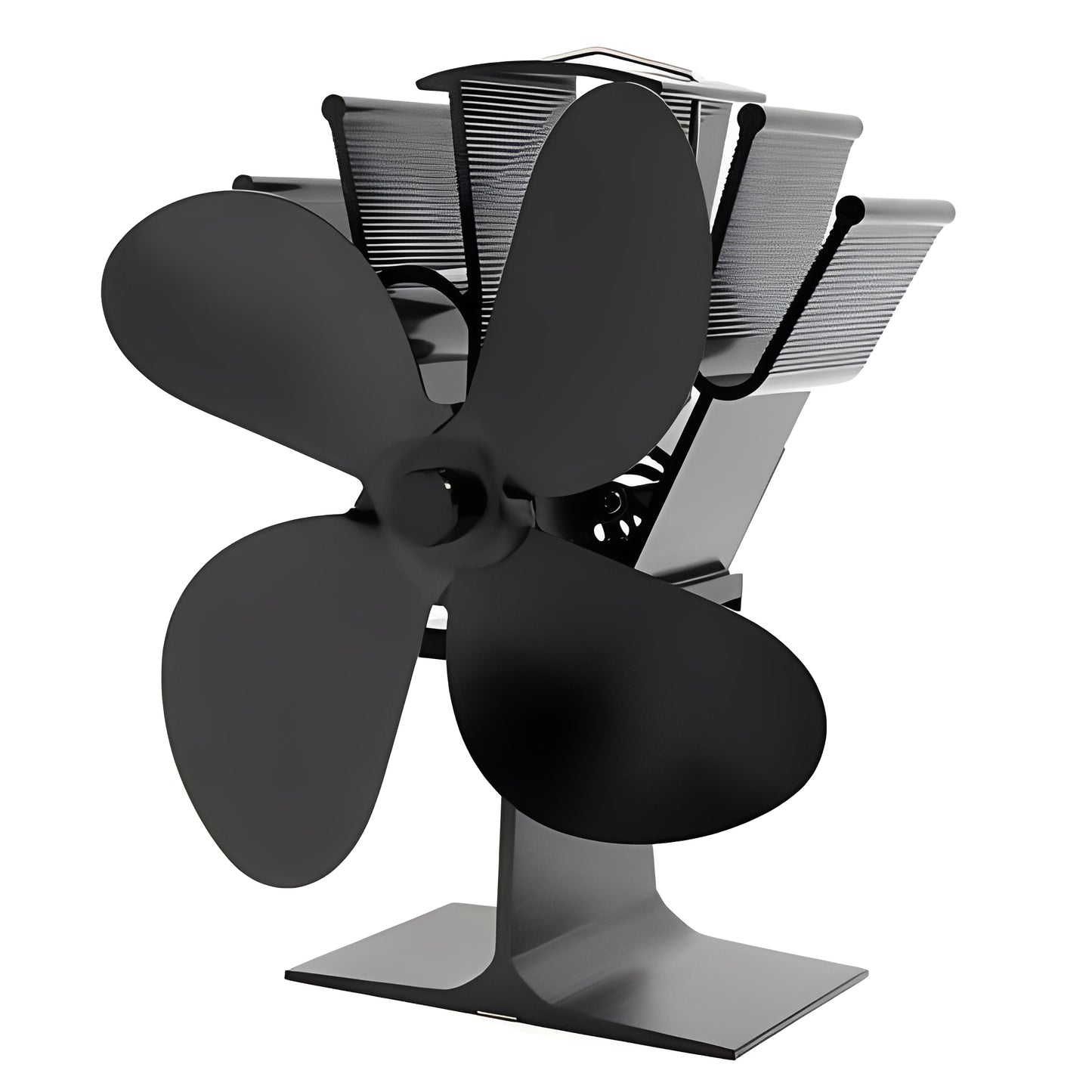 Heat Activated Stove Fan for Fireplace Heat Distribution