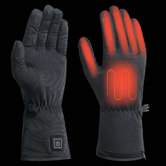 Rechargeable Heated Glove Liners with 7.4V Batteries and Dual Charger