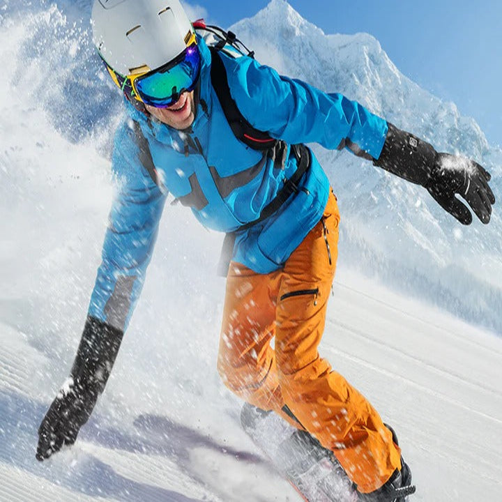 Rechargeable Heated Glove Liners with 7.4V Batteries and Dual Charger