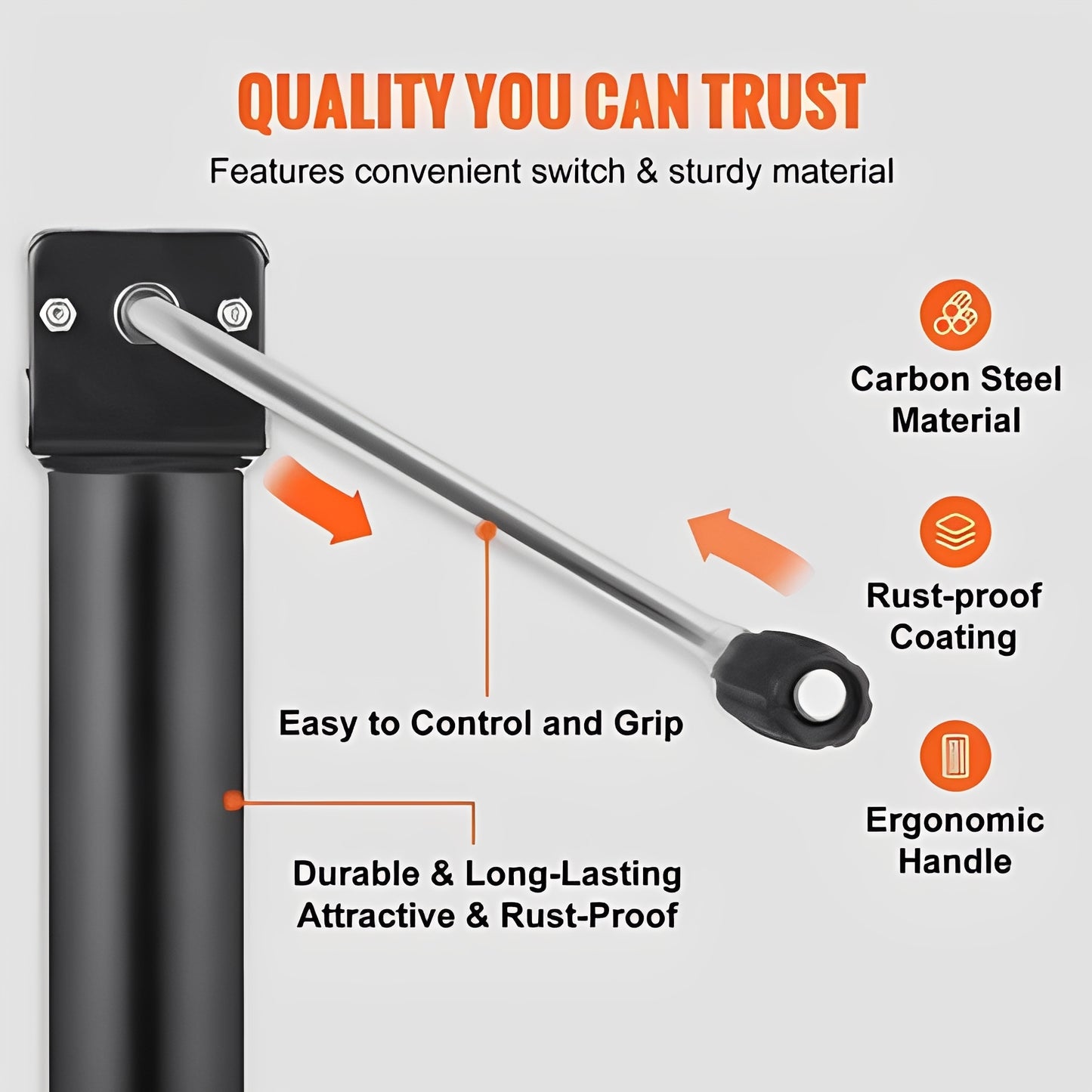 Trailer Jack A Frame Drop Leg 5000 lb Capacity for Lifting