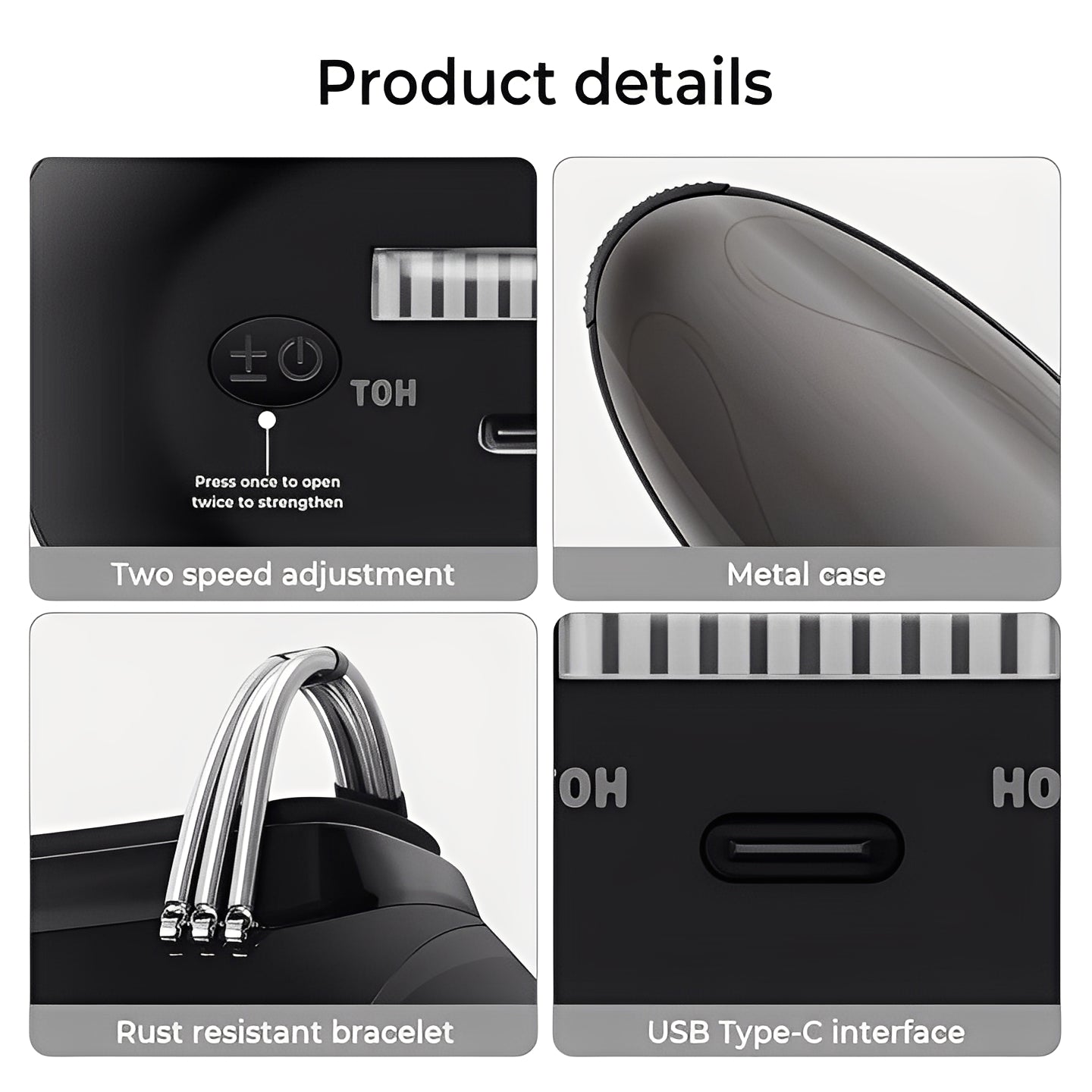 USB Rechargeable Handheld Massager