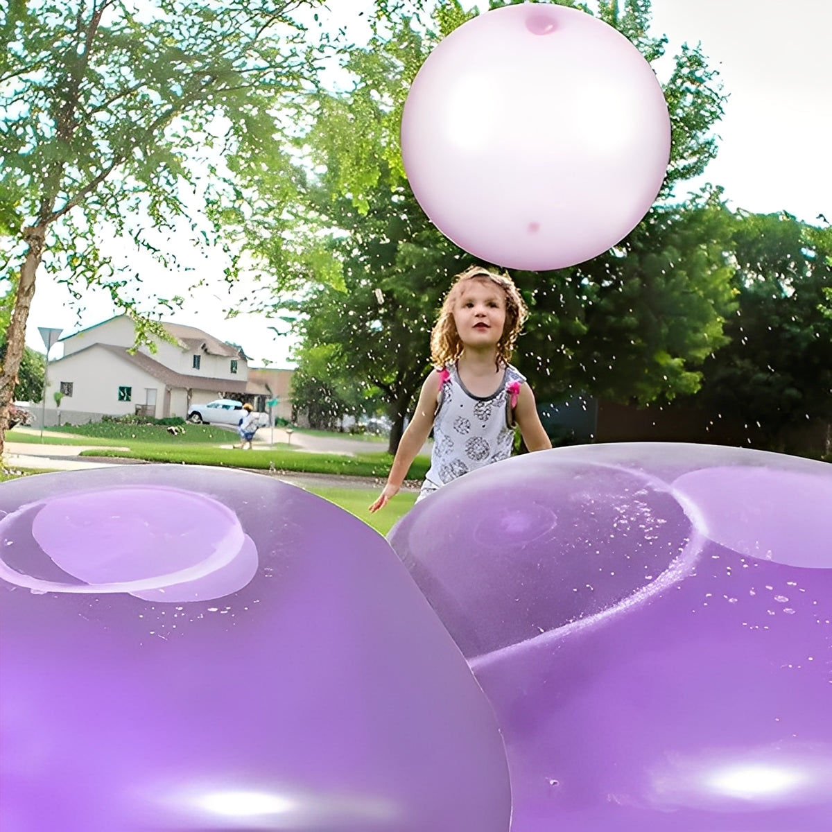 Reusable Inflatable Bubble Ball Toy for Play Activities
