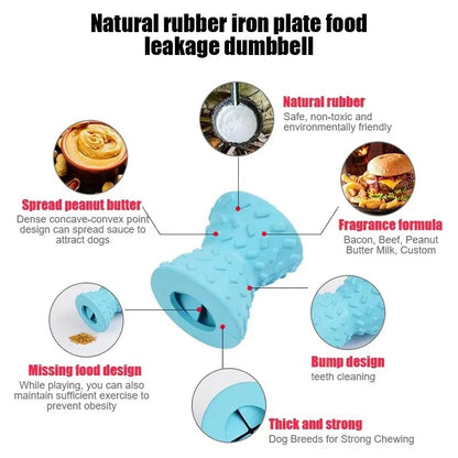 Dog Chew Toy Treat Dispenser for Training and Fun