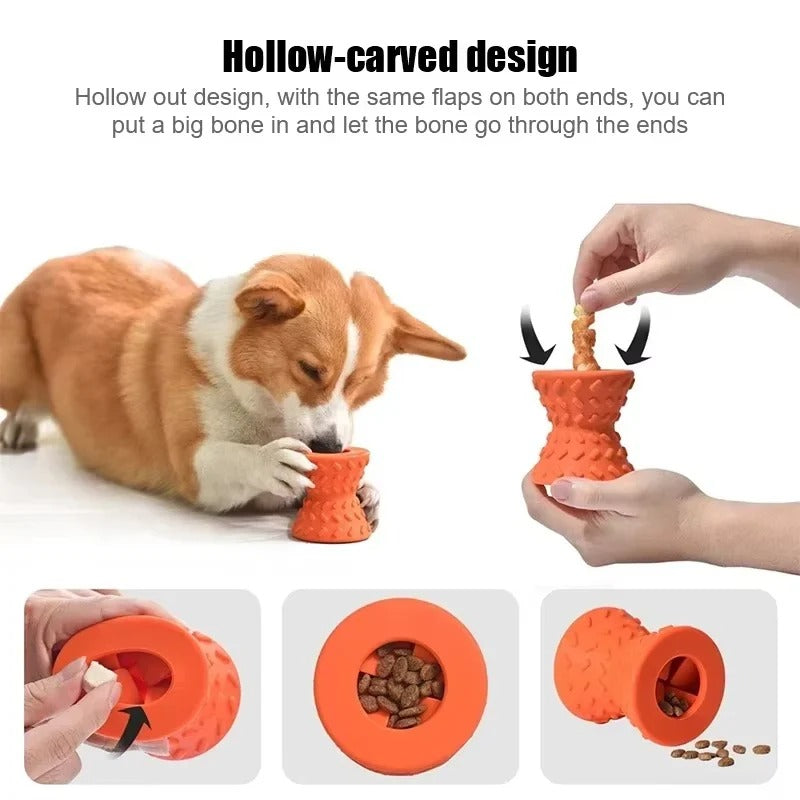 Dog Chew Toy Treat Dispenser for Training and Fun